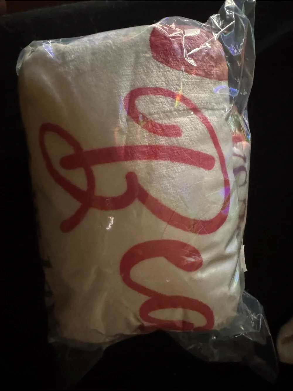 NWT Floral 'I Love You' Wife Blanket - Pink & Multicolor